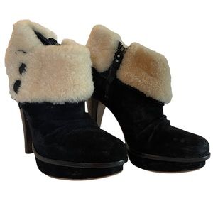 UGG Georgette Black Suede Women's Boot